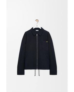 Loewe Zip-Up Jacket - Blue