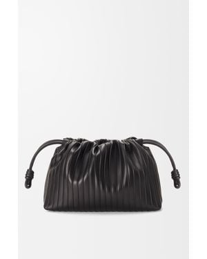 Loewe Flamenco Pleats Purse Medium - Black