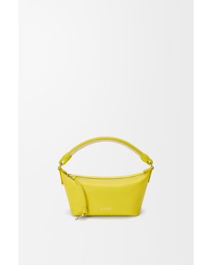 Loewe Bolso Cala Mini En Piel Napa De Cordero Suave Mujer - Amarillo