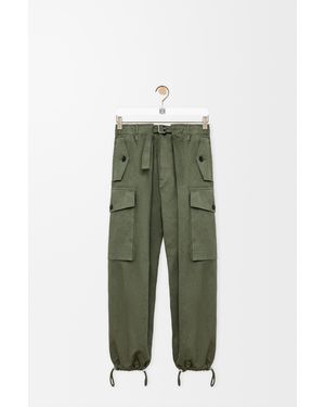 Loewe Cargo Trousers - Green