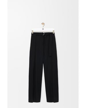 Loewe Belted Trousers - Black