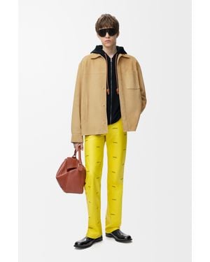 Loewe Zip-Up Hoodie - Yellow