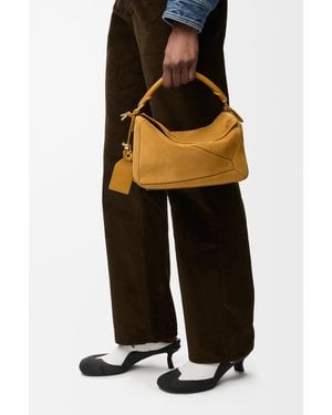 Loewe Small Featherlight Puzzle Bag - Orange