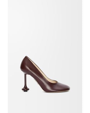 Loewe Leather Toy Court Shoes 90 - Brown