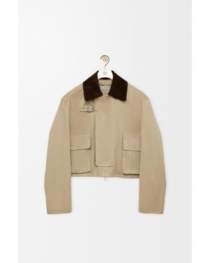 Loewe Short Parka - Natural