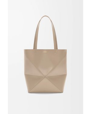 Loewe Puzzle Fold Tote Bag Medium - Natural