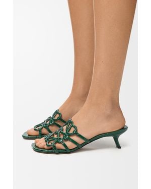 Loewe Petal Anagram Slide - White