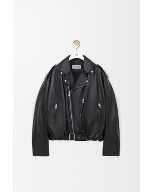 Loewe Balloon Biker Jacket - Black