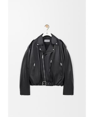 Loewe Balloon Biker Jacket - Black