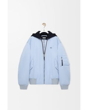 Loewe Chaqueta Bomber En Tejido Técnicosize Hombre - Azul