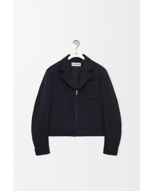 Loewe Zip-Up Jacket - Blue