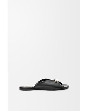 Loewe Pebble Soft Slide - White