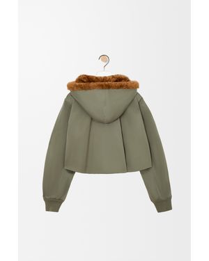 Loewe Short Parka - Green