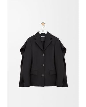 Loewe Chaqueta En Lana Mujer - Negro