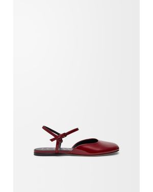 Loewe Toy Ankle Strap Ballerina - White