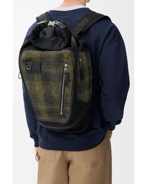 Loewe Flex Roll-Top Backpack - Black