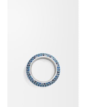 Loewe Large Pavé Ring - Blue