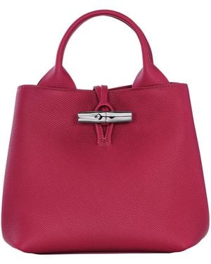 Longchamp Handbag S Le Roseau - Red