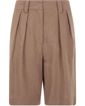 DR. HOPE Bermuda Pants - Brown