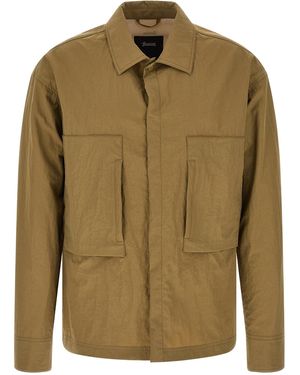 Laminar Shacket Rippled Effect - Green