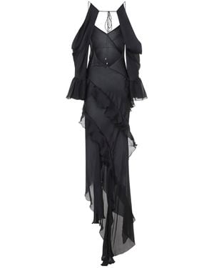 Roberto Cavalli Long Dress - Black