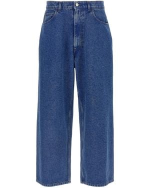 Marni Low Waist Wide Leg Denim Jeans - Blue