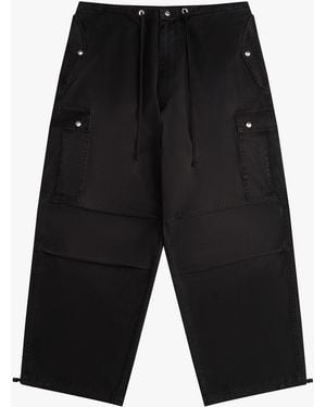 Rhude Cotton Cargo Pants - Black