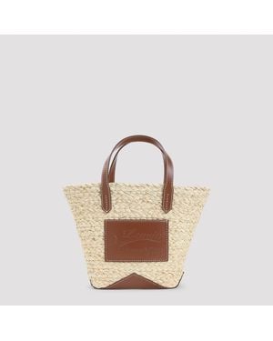Lanvin Catch Basket Handbag By - Brown