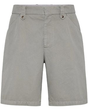 Brunello Cucinelli Light Tailored Shorts - Gray