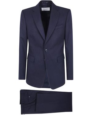 Dries Van Noten "Kayno" Single Breasted Suit - Blue