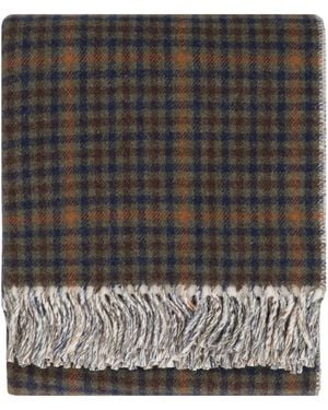 Autry Mixed Cotton Blanket - Black