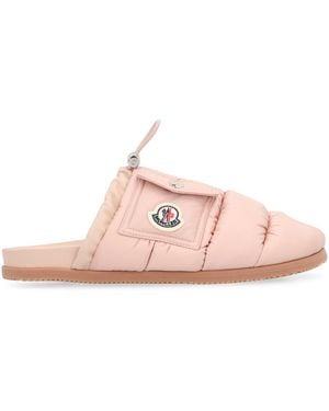 Moncler Mon Pocket Mules - Pink