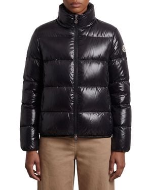 Moncler Short Down Jacket Abbadia - Black