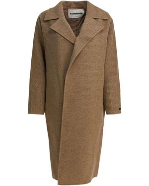 Sandbeige Sophie Coat Jackets And Coats - Natural