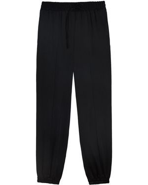 Jil Sander Pressed Crease Pants - Black