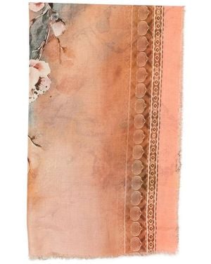D'Aniello Stole Perla Silk-Blend - Orange