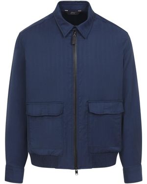 Brioni Wool Jacket - Blue