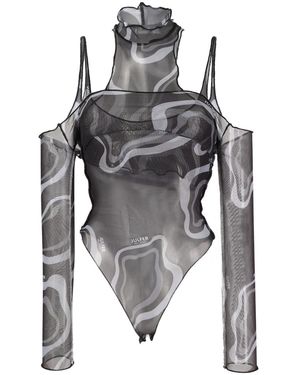 Julfer Bodysuits Black, Gray