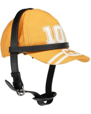 Gucci College Gg Strap Detailed Baseball Cap - Metallic