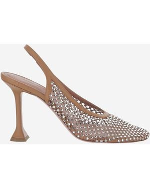 AMINA MUADDI Pumps Dolly Crystal - Metallic
