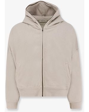 Entire studios Eternal Zip Cotton Sweatshirt - White
