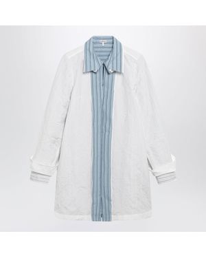 Loewe Technical Cotton Short Dress - Blue