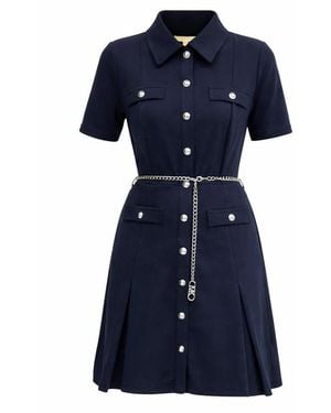 MICHAEL Michael Kors Mini "Scuba" Dress - Blue