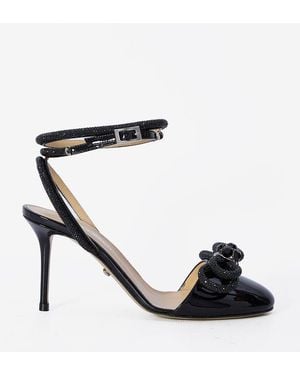 Mach & Mach Double Bow Closed Toe Sandals - Black
