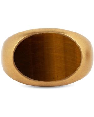 Dries Van Noten 'Stone Signet' Ring - Brown