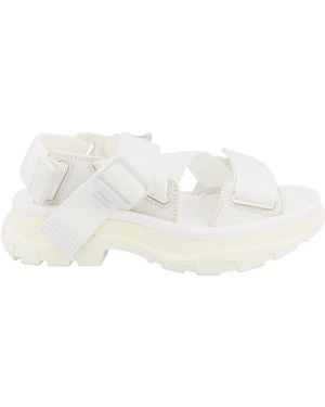 McQueen Slide Sandals - White