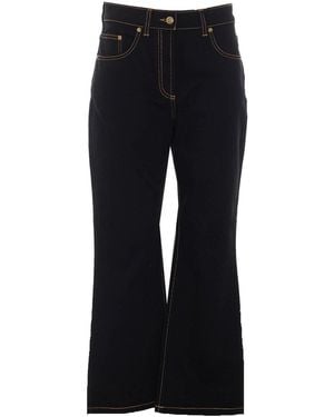 Versace Medusa Detail Jeans - Black