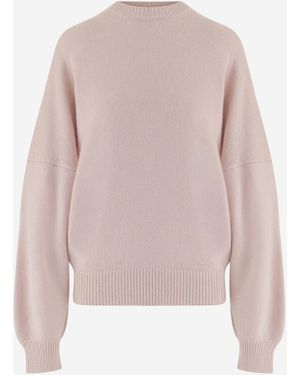 KHAITE Cashmere Sweater - Pink