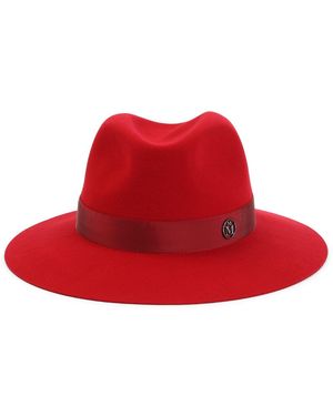 Maison Michel Lipstick Henrietta Hat - Red