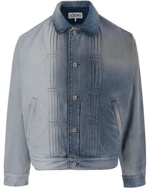 Loewe Gradient Denim Jacket - Blue